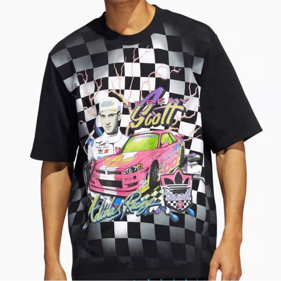 Jeremy Scott x adidas rally tee shirt - Picture 3 of 3